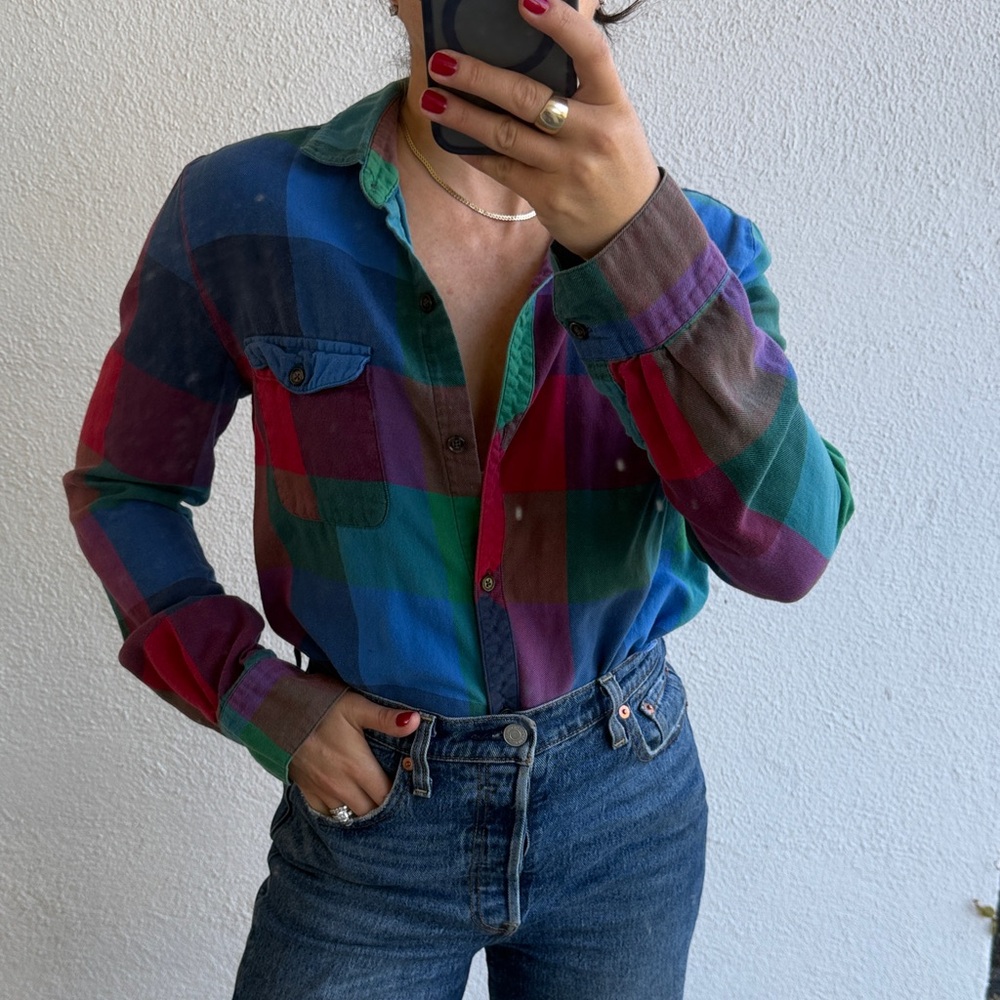 BDG Multicolor Plaid Button Down Shirt